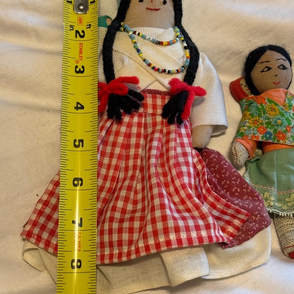 3 Native Cloth hand-made dolls. - Picture 4 of 9